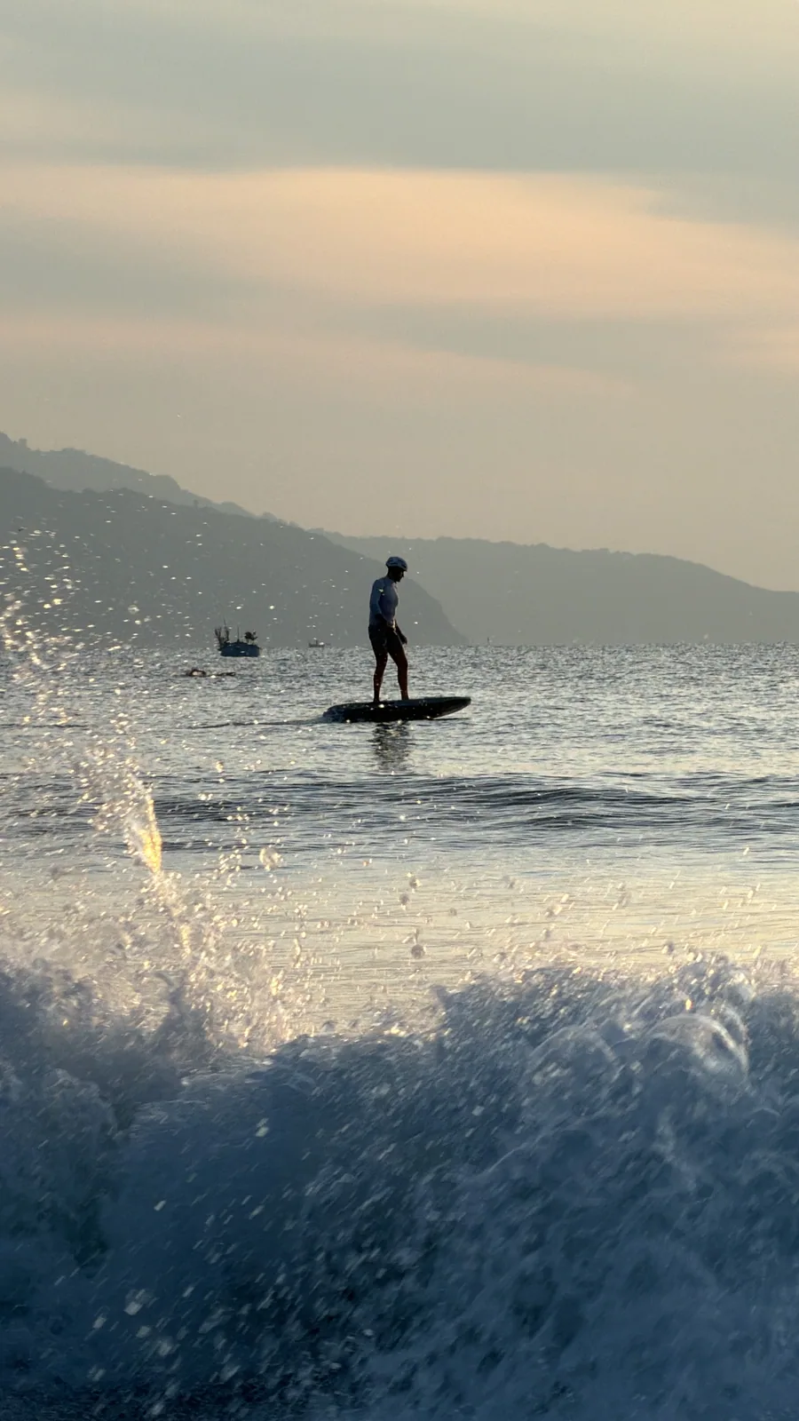 Through the shore break